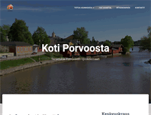 Tablet Screenshot of porvoonopiskelija-asunnot.fi
